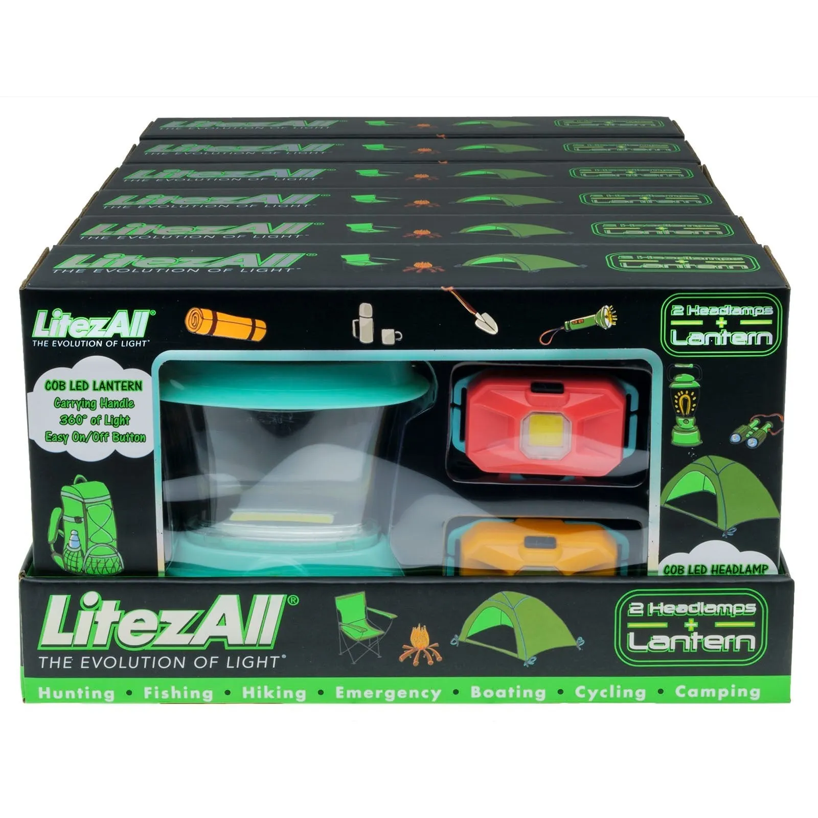 LitezAll Youth Lantern and Headlamp Combo