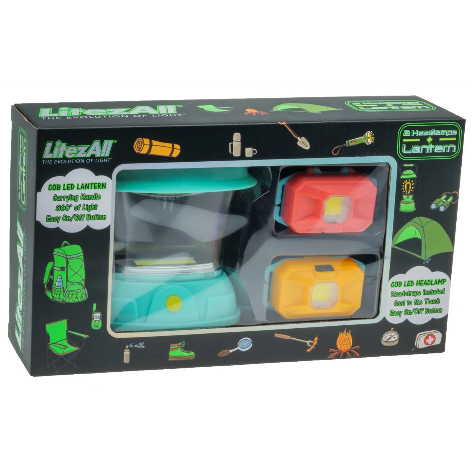 LitezAll Youth Lantern and Headlamp Combo