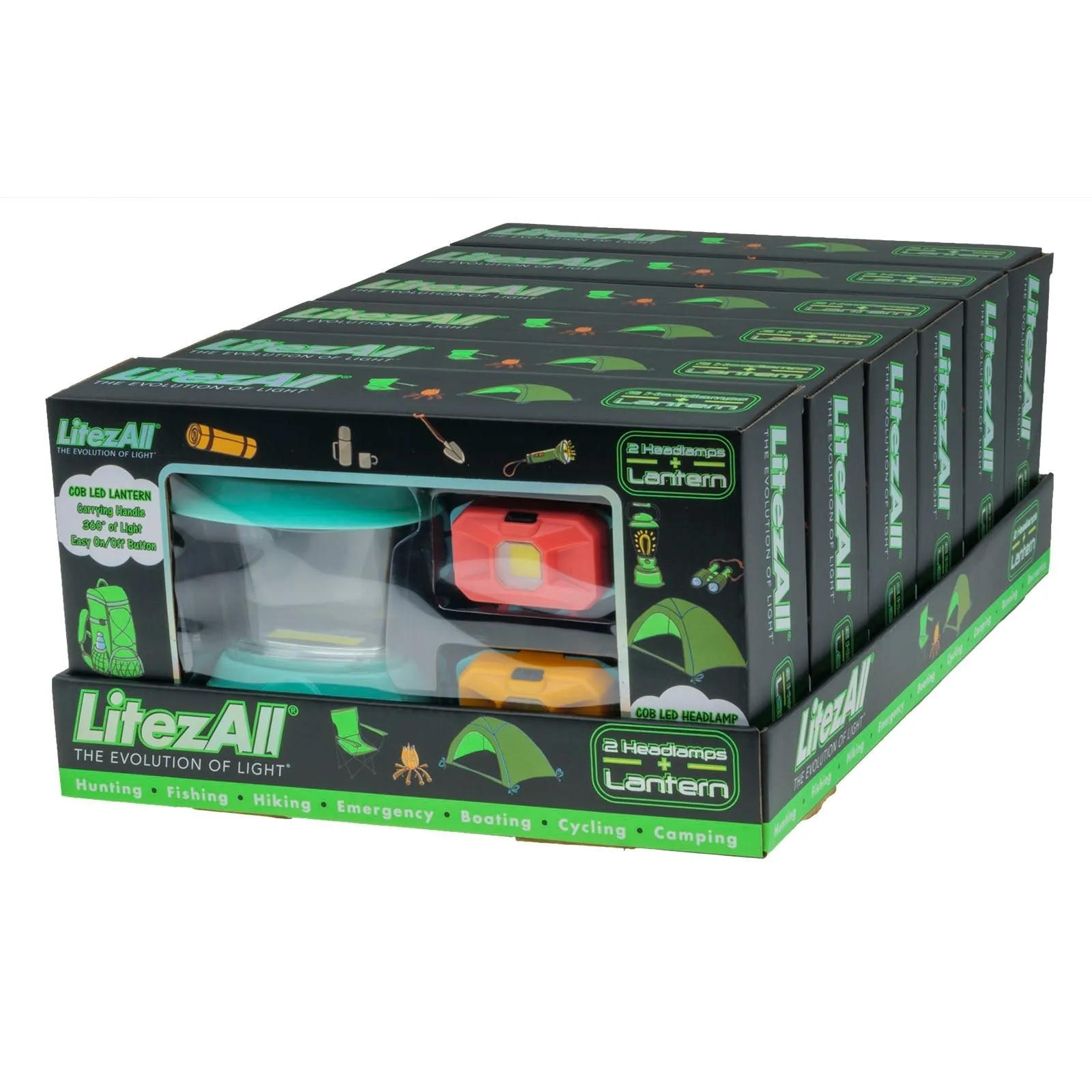 LitezAll Youth Lantern and Headlamp Combo