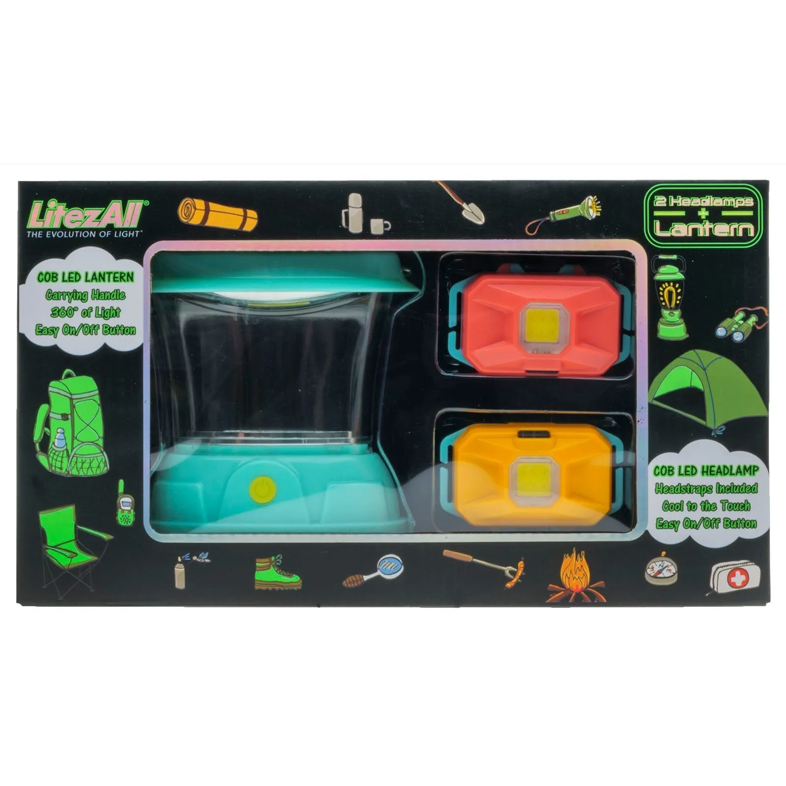 LitezAll Youth Lantern and Headlamp Combo