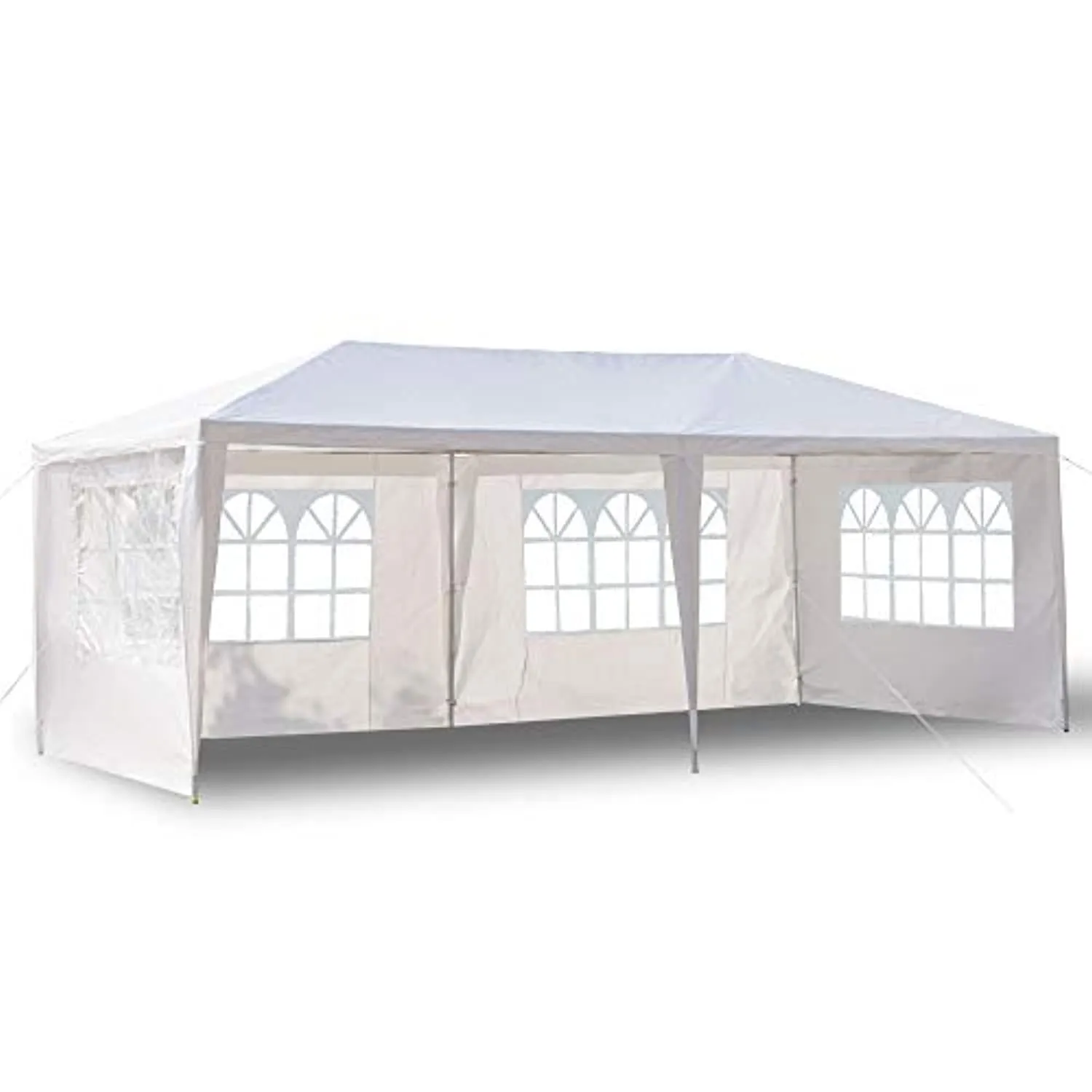 Lovinland 3 x 6m Four Sides Waterproof Tent with Spiral Tubes White