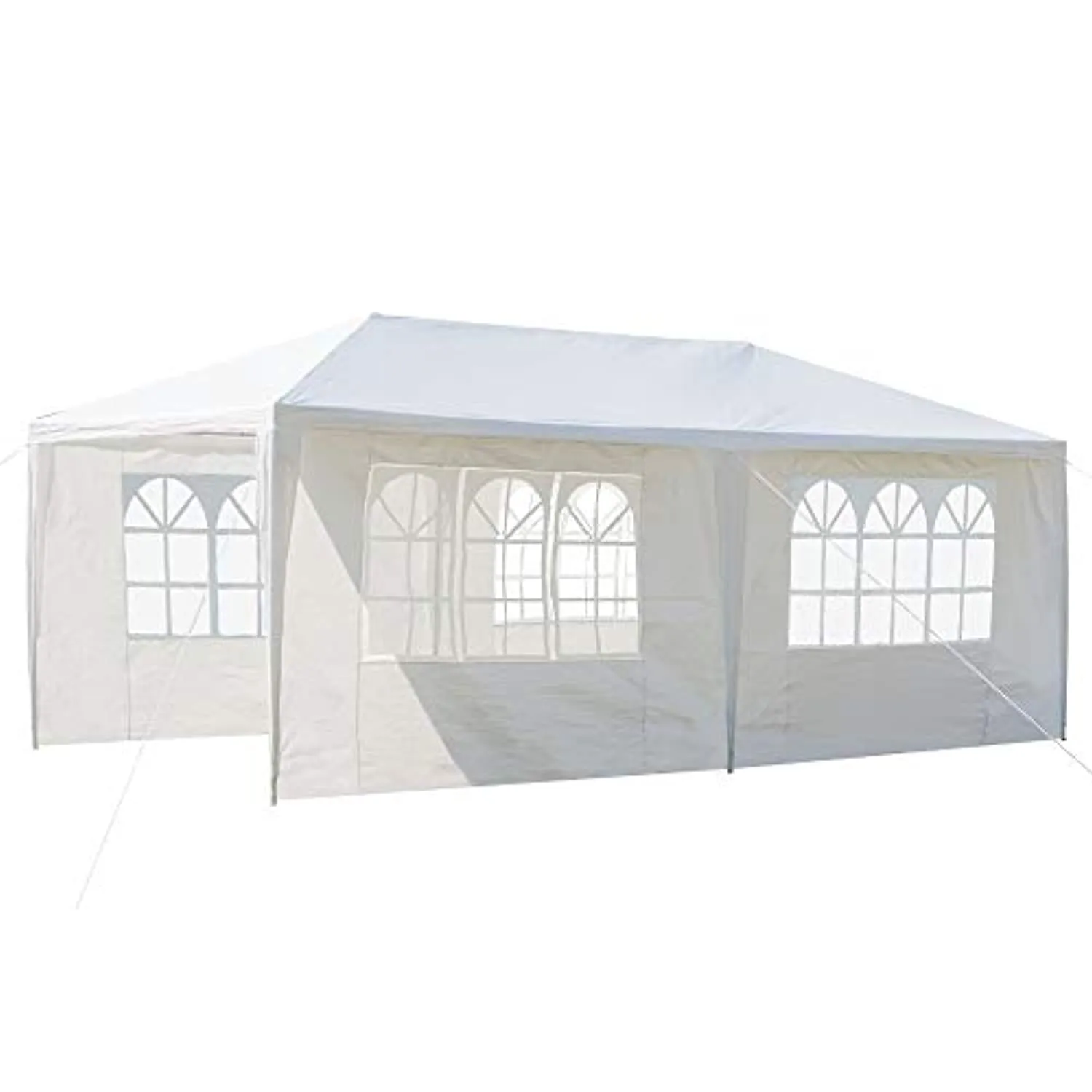 Lovinland 3 x 6m Four Sides Waterproof Tent with Spiral Tubes White