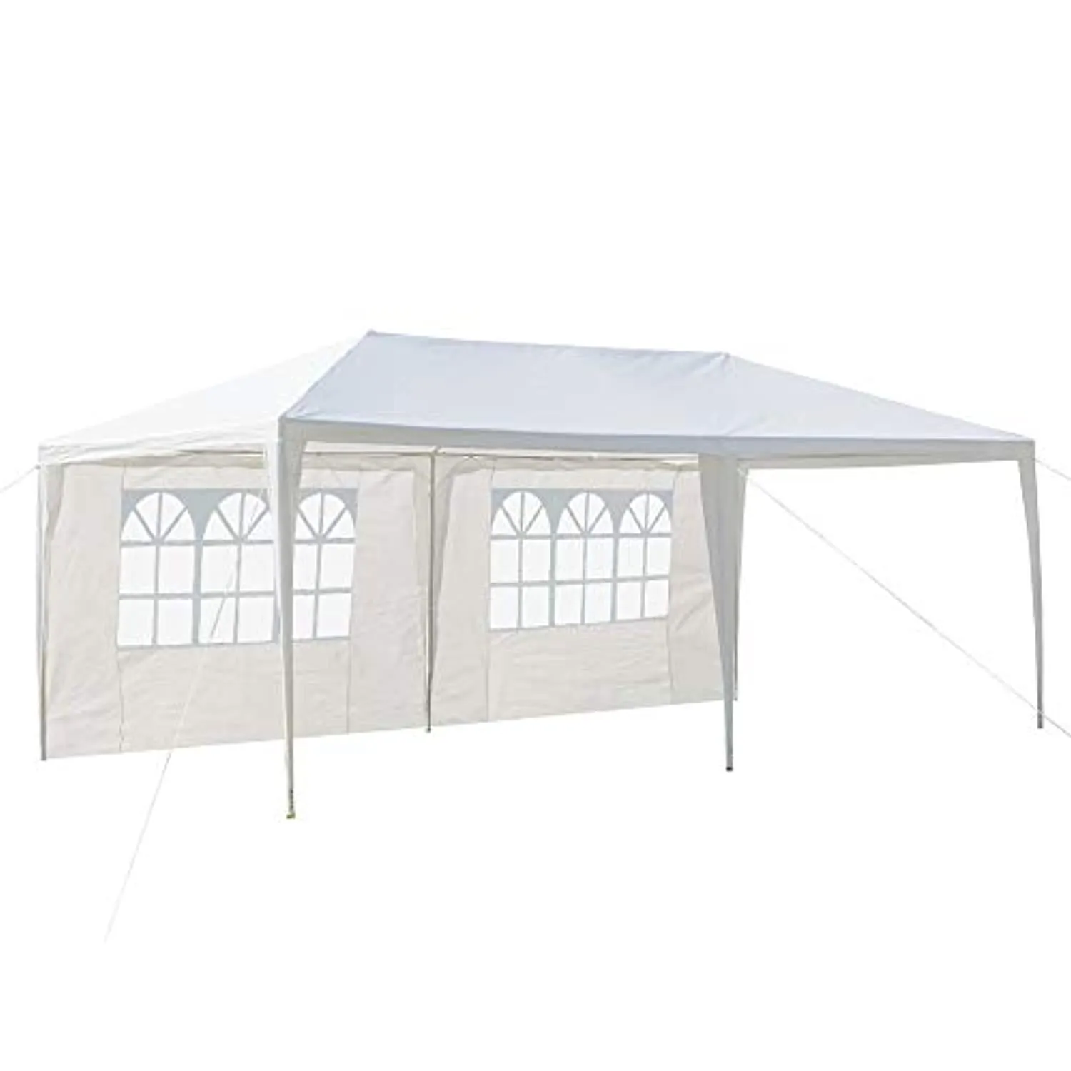 Lovinland 3 x 6m Four Sides Waterproof Tent with Spiral Tubes White