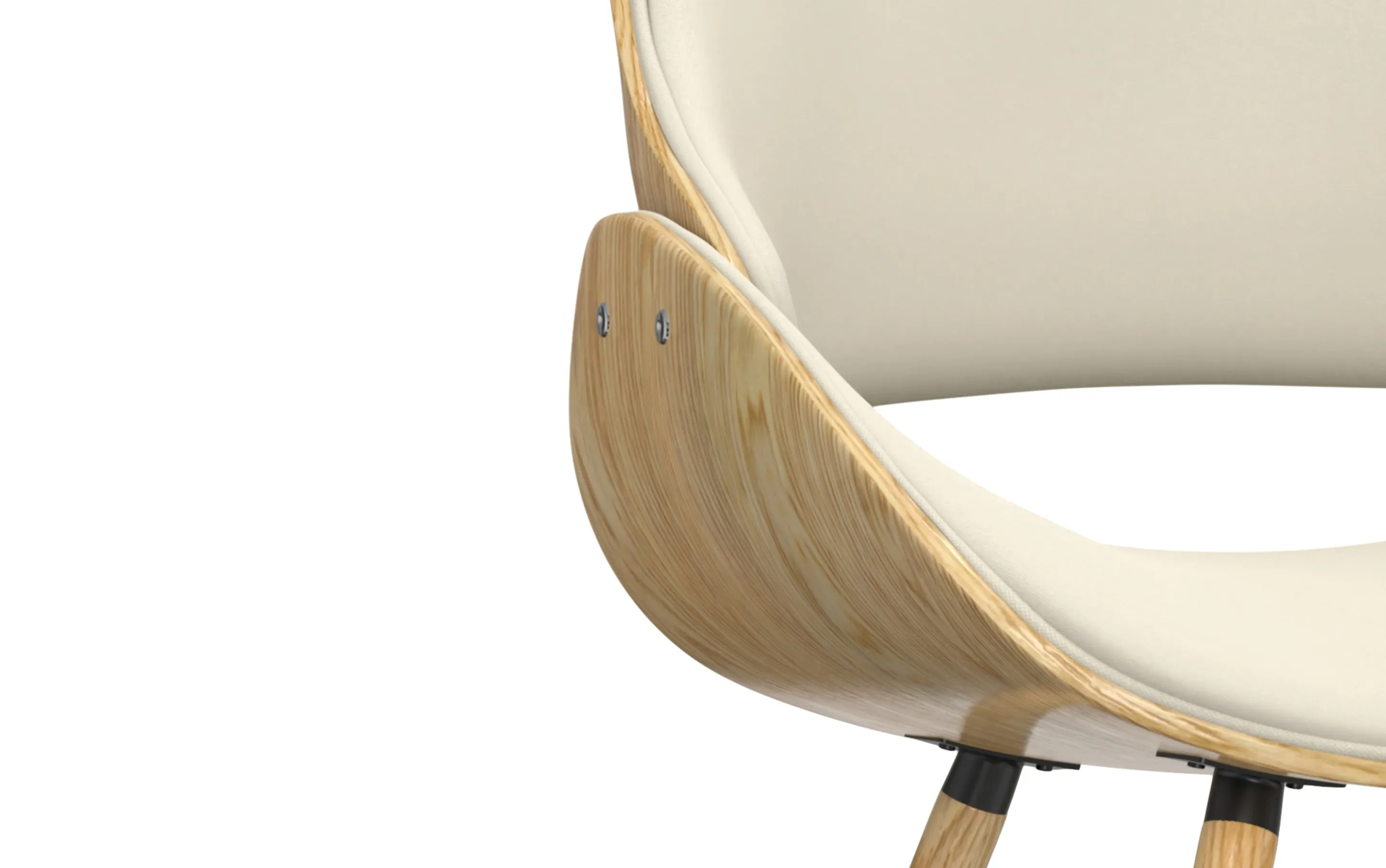 Malden Dining Chair with Wood Back