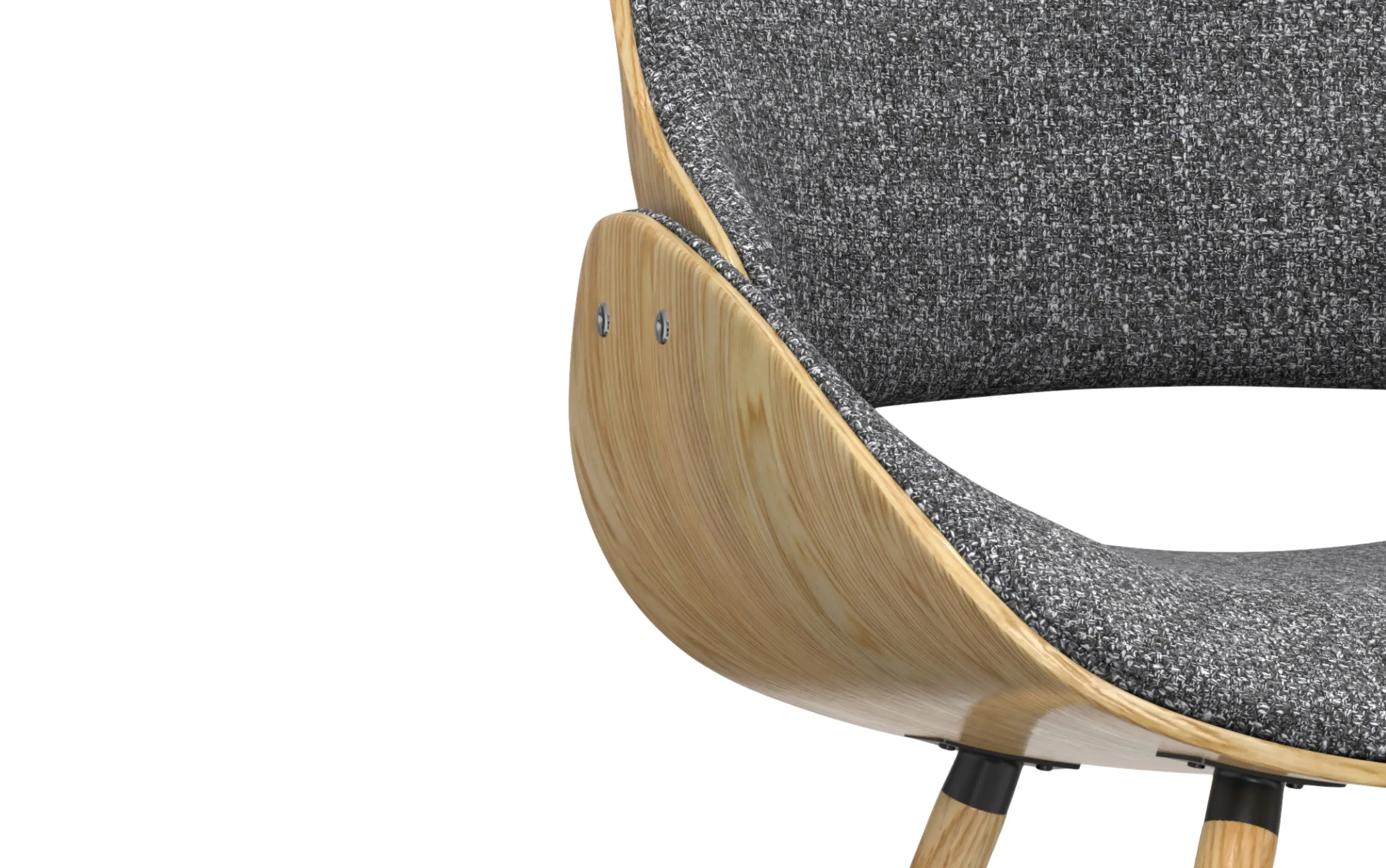 Malden Dining Chair with Wood Back