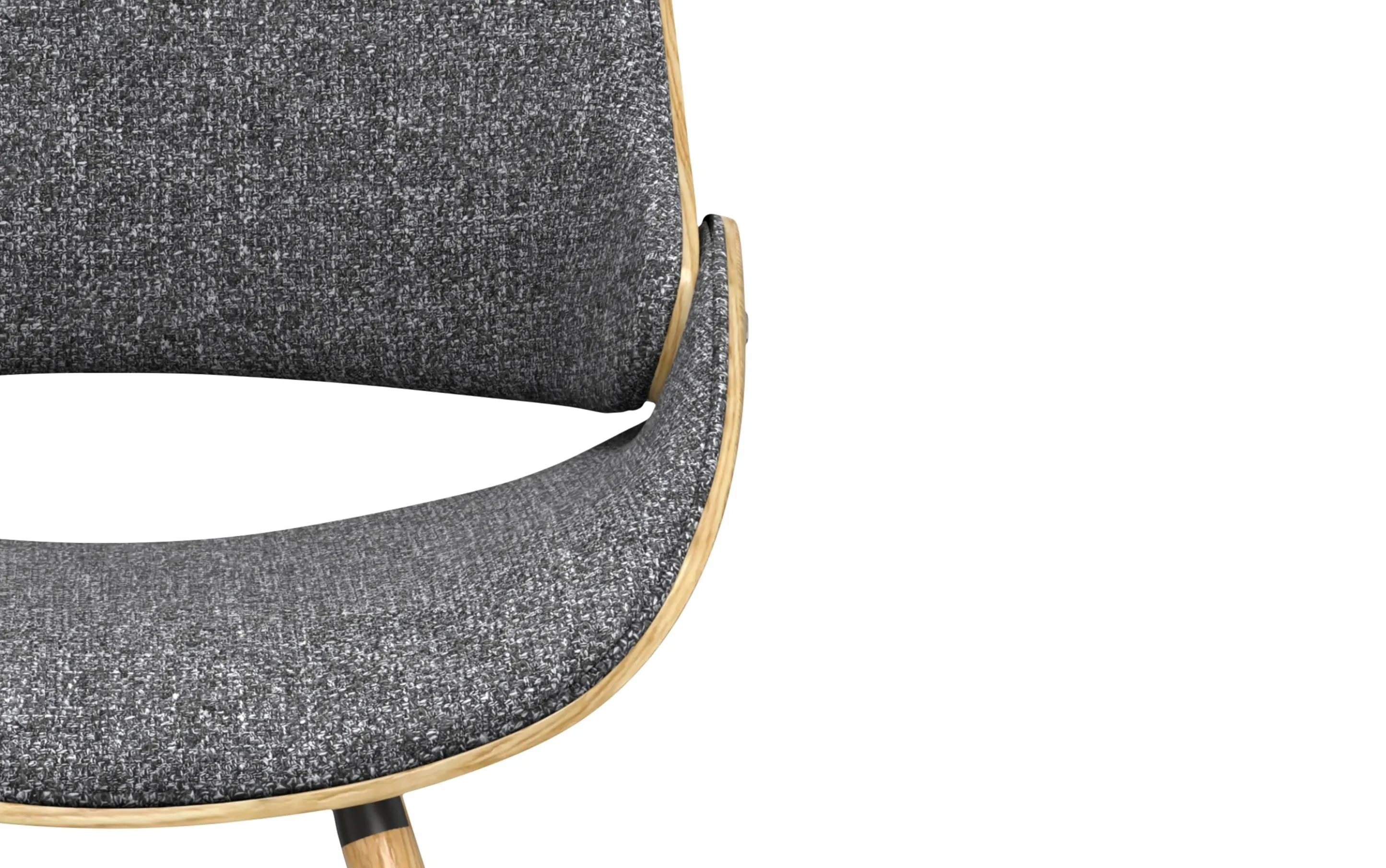 Malden Dining Chair with Wood Back