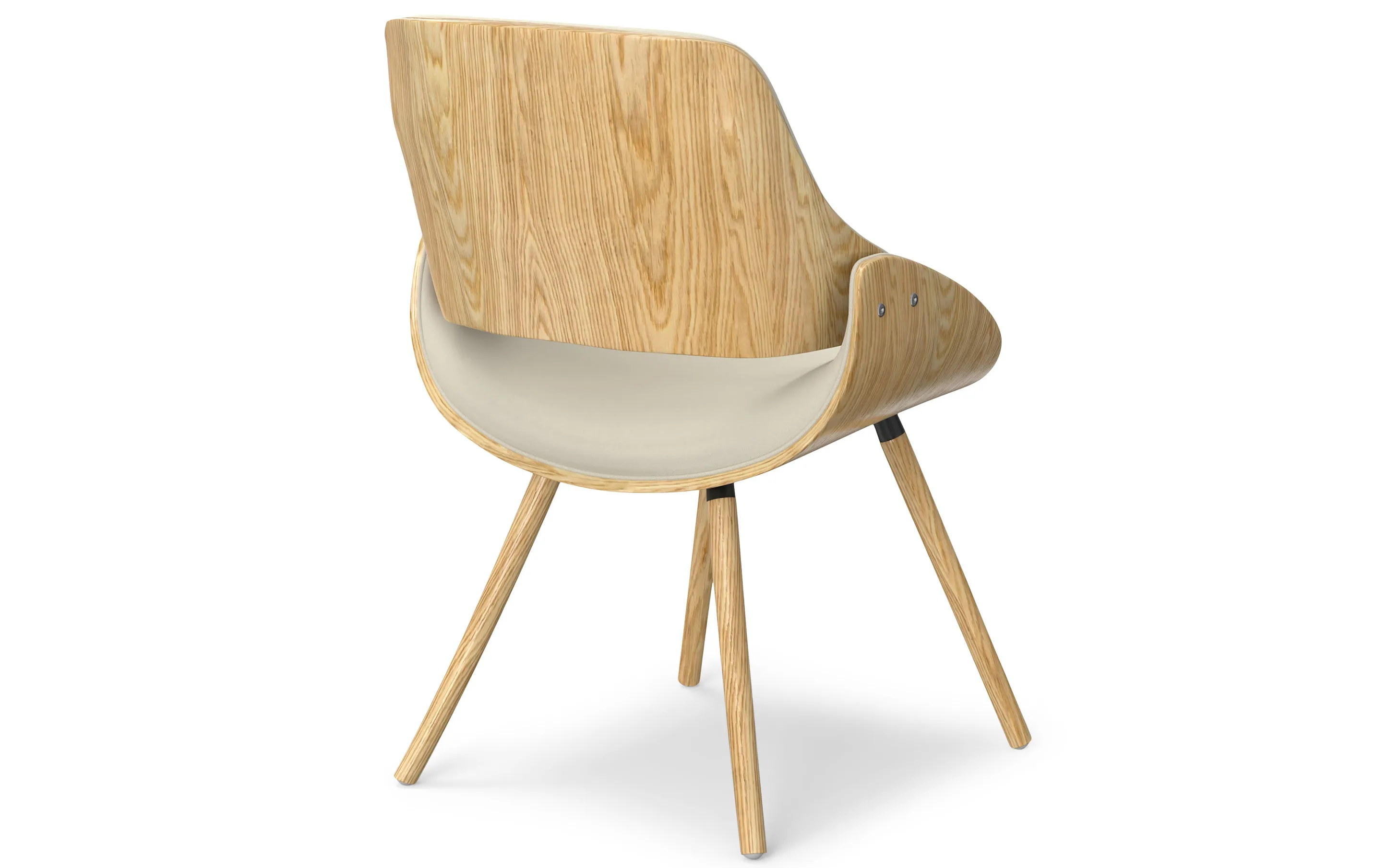 Malden Dining Chair with Wood Back