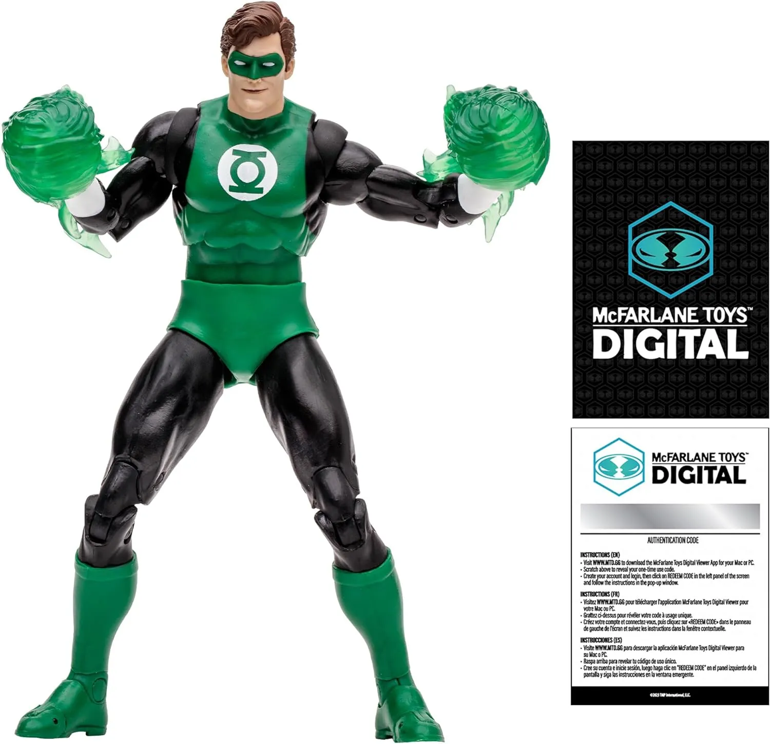 McFarlane Toys - DC Direct Green Lantern (The Silver Age) 7in Action Figure with Digital Collectible