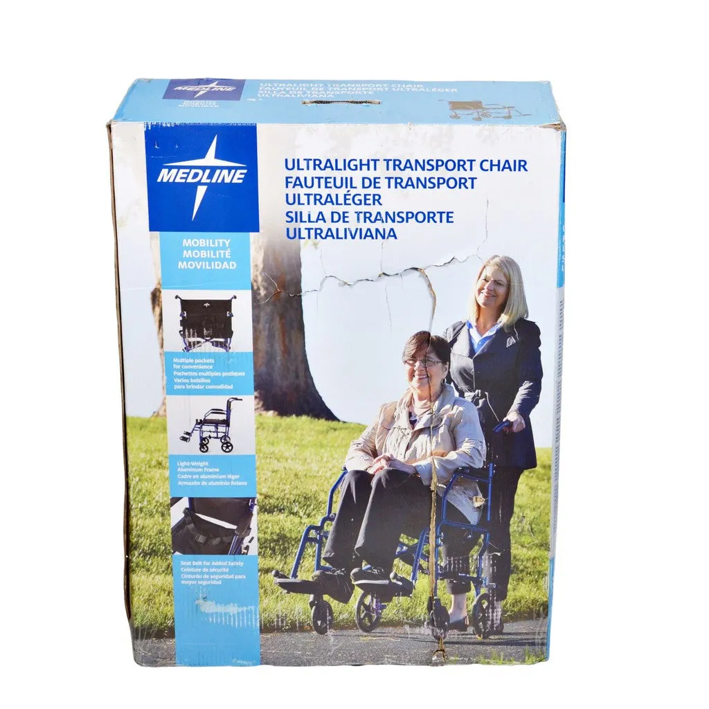 Medline Ultralight Transport Wheelchair