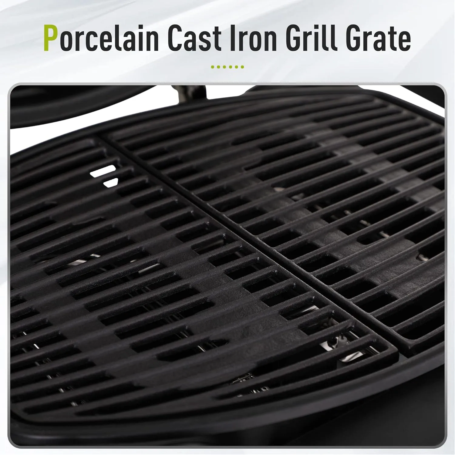 MFSTUDIO Portable barbecue grill with 2 Stainless Steel Burners, TableTop Propane Gas grills with Side Tables, small countertop grill for outdoor camping,15,000 BTU, 275 SQ.IN. Cooking Area