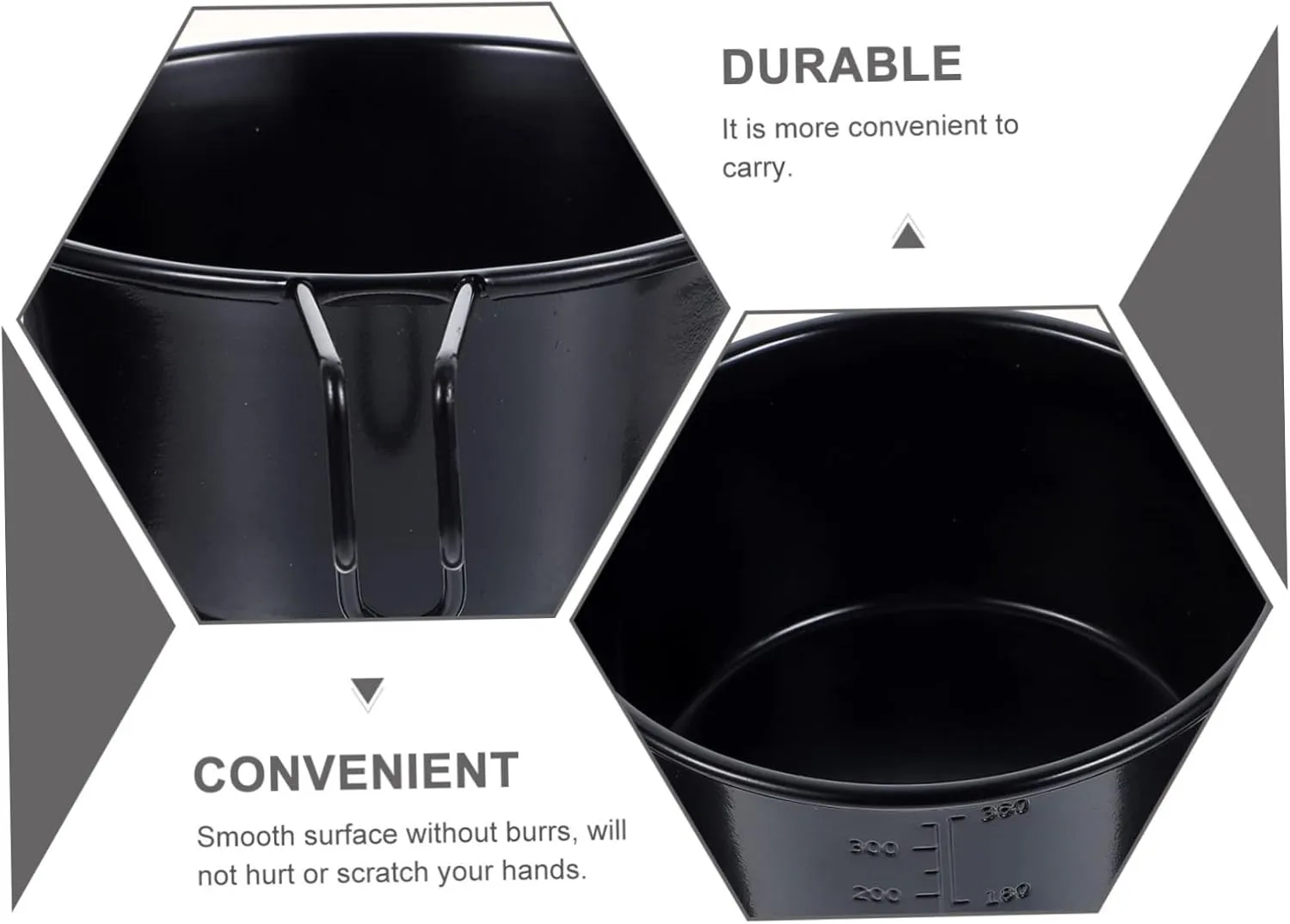 Milisten 3pcs Stainless Steel Bowl Handle Metal Camping Cookware Pot Rice Bowls