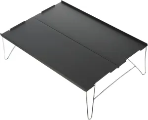 Milisten Portable Aluminum Alloy Folding Camping Table Lightweight Picnic Table for Outdoor Activities Easy Setup Stable Design for Beach Travel and Picnic Use