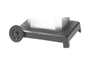 Modern Home Products Portable Column Base with 6" Rubber Wheels for Natural Gas Grill Heads - OC-N