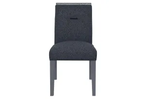 MONACO DARK GREY DINING CHAIR