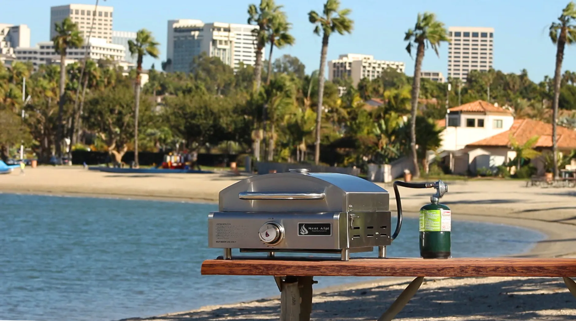 Mont Alpi Gas Fired Countertop Pizza Oven
