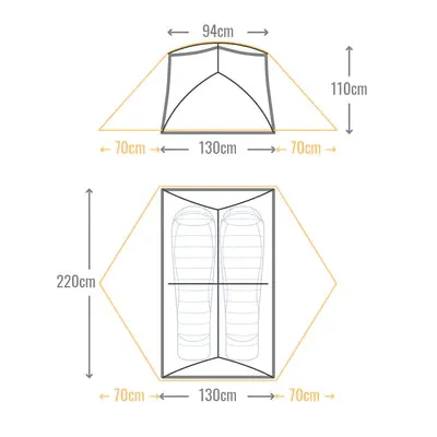MONT Moondance FN (Nylon) 2-Person Tent