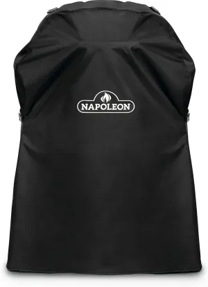 Napoleon Premium BBQ Grill Cover for TravelQ PRO285 on Stand (PRO285-STAND), Black, Water Resistant, UV Protected, Air Vents
