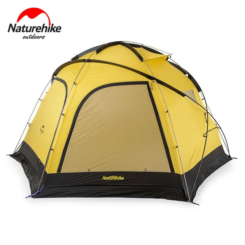 Naturehike Fallstreak Hole Super 4-6 People Tent Outdoors Camp Tent Group Camping Equipment Hexagonal Tent