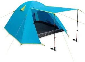 NIEH Backpacking Tent,Weatherproof Double Layer Large Space Aluminum Rod for Outdoor Family Camping