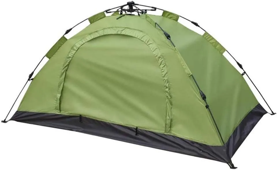 NIEH Tent Windproof Waterproof Camping Tent Single-Person Automatic Double-Layer Tent, Fiberglass Rod, Foldable Four Season Camping Tent 200 200 100CM Outdoor Camping Supplies Easy Large Capacity