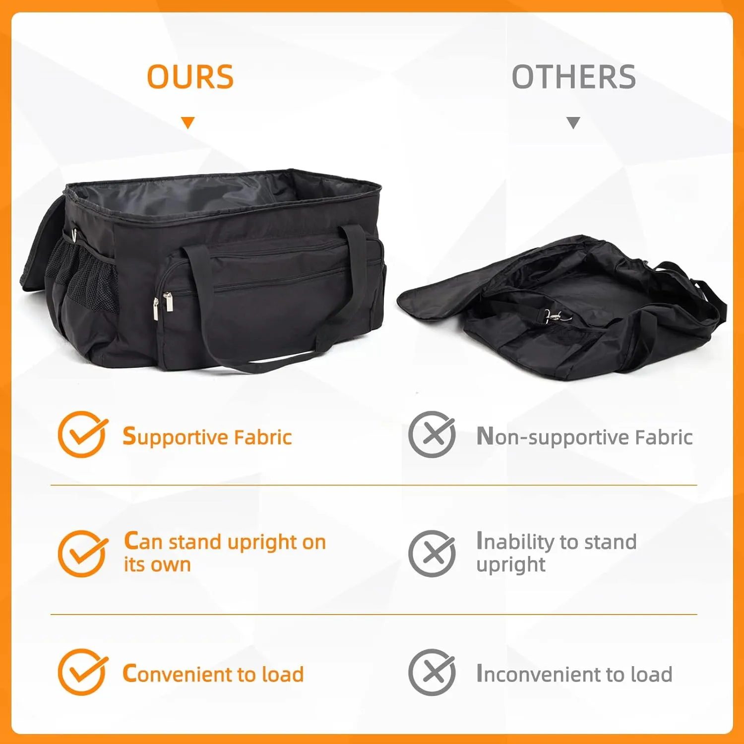 NOELIFE Padded Carry Bag for Weber Q1200 Q1000 Q1400 Liquid Propane Grill, 600D Water-Resistant Outdoor BBQ Grilling Carrying Case for Weber Q1200, Black (Bag Only)