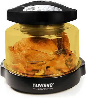 NuWave Pro Plus Oven, 16 x 15.5 x 12.3 inches, Black, Gold
