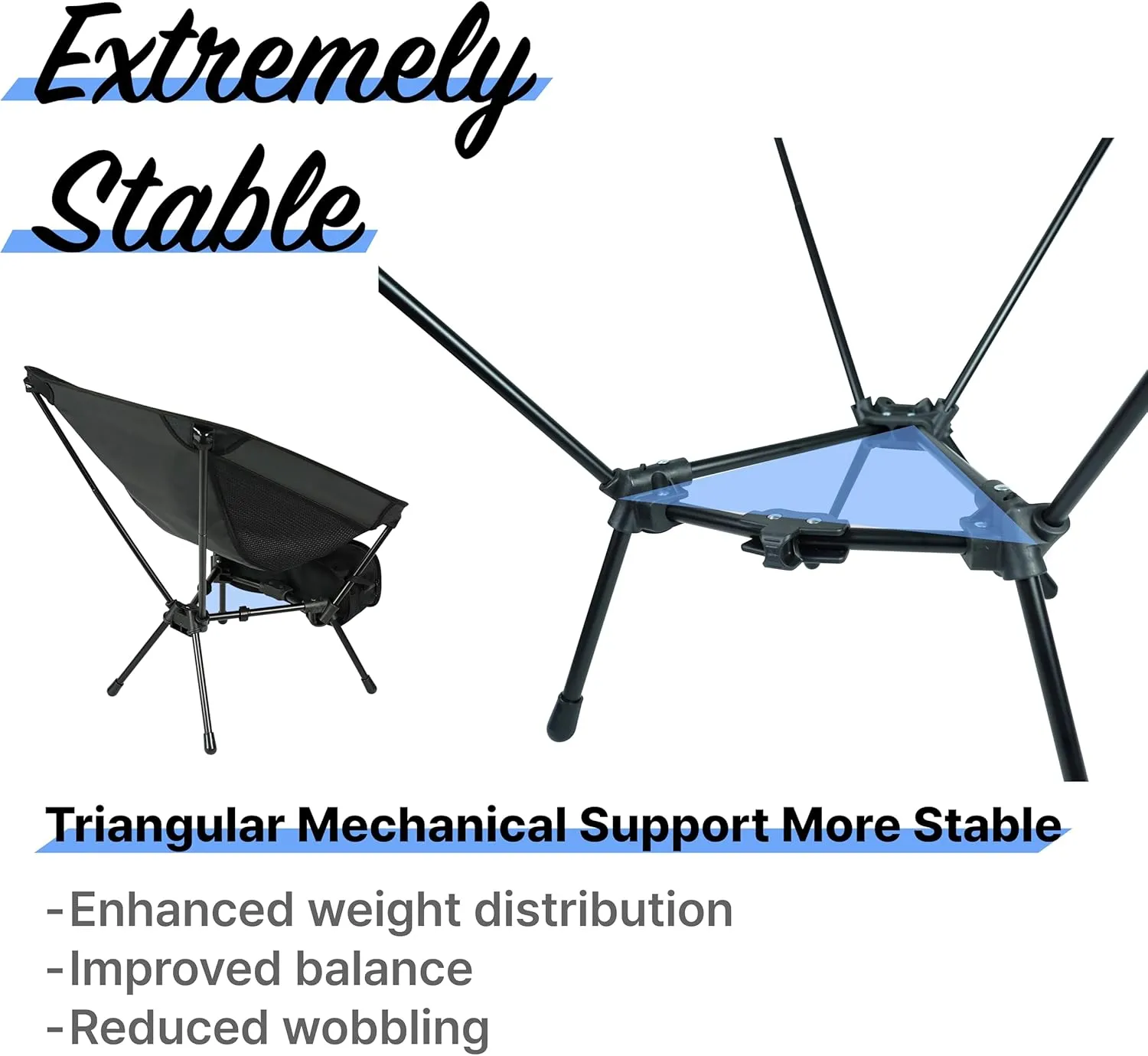 ONCEWEEKLIFE® Compact Camping Chair - Folding Chair, Foldable Lightweight Foldable Outdoor Chairs for Hiking Mountaineering Beach, and Backpacking 330 lbs Capacity (Beige)