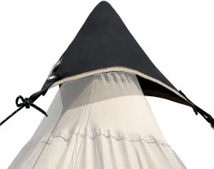OneTigris Tarp Connecting Cap, General Tent Triangle Waterproof Cap, Teepee Tent and Canopy Connecting Cap Kit, Outdoor Tent Accessory