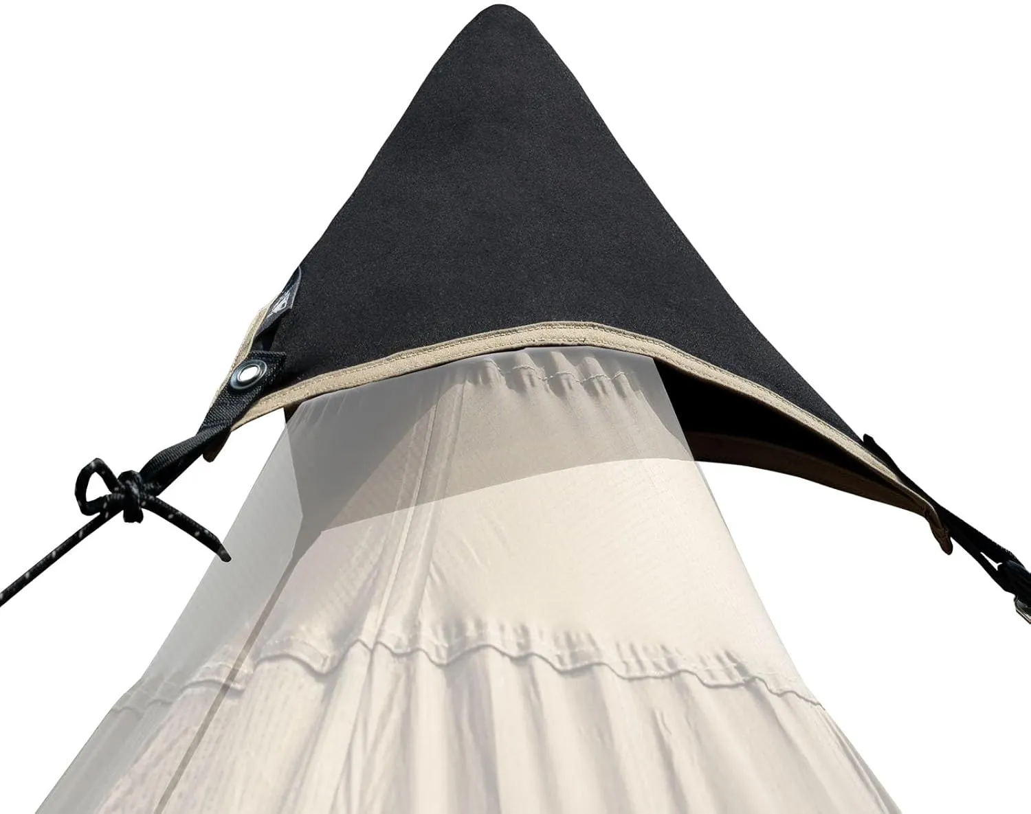 OneTigris Tarp Connecting Cap, General Tent Triangle Waterproof Cap, Teepee Tent and Canopy Connecting Cap Kit, Outdoor Tent Accessory