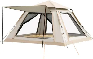 Outdoor Automatic Beach Quick-Open Folding Camping Ultra-Light Rainproof Dew Tent