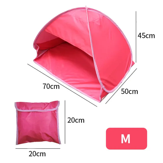 Outdoor Automatic Tent Instant Pop up Camping Tent Portable Travel Beach Tent Anti UV Shelter Fishing Hiking Picnic Silver X88B