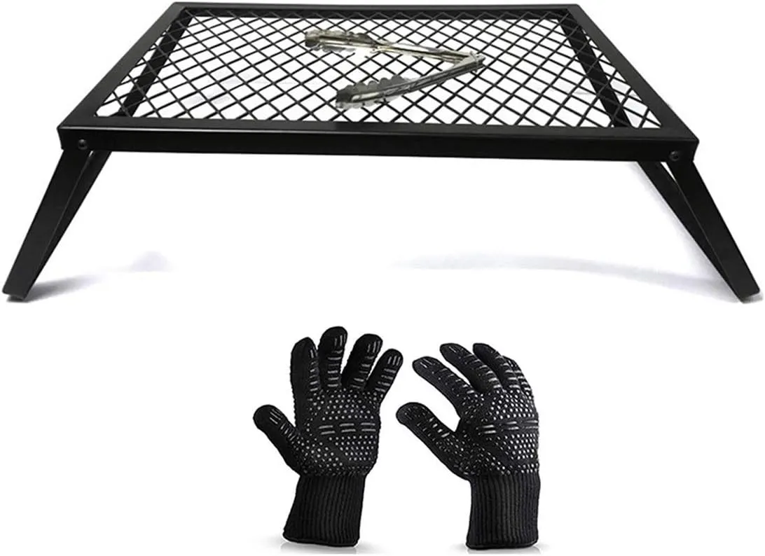 Outdoor Barbecue Grill BBQ Camping Folding Barbecue Stove Home Simple BBQ Rack