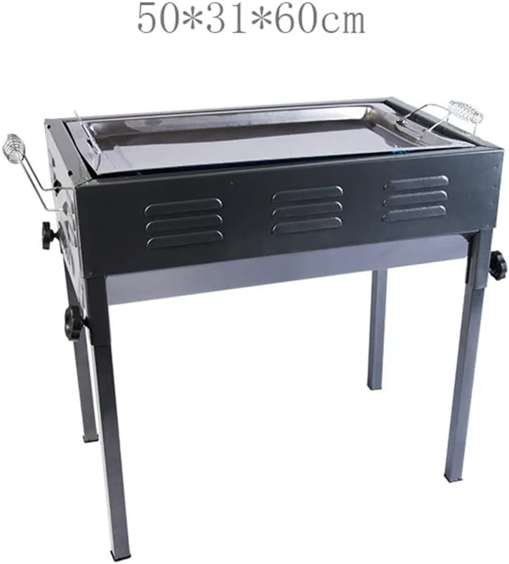 Outdoor Barbecue Stove Stainless Steel Folding Barbecue Rack Portable Carbon Stove for Baking