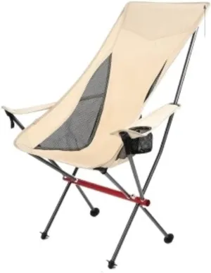 Outdoor Chair Folding Camping Chair Outdoor Camping High Back Chair Portable Ultralight Seat Collapsible Backpacking Chair With Soft Armrests For Hiking Camping Chair Foldable Chair ( Color : C )