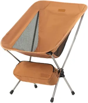 Outdoor Chair Folding Camping Ultralight Backpack Travel Hiking Foldable Portable Beach Seat, Breathable Double-Sided Mesh