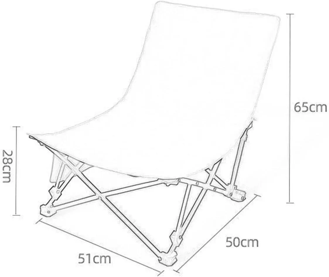 Outdoor chair for camping Lounge Chair Portable Chaise Longue Heavy Duty Camp Chair Folding Chair for Park Travel Fishing Picnic Patio foldable outdoor seat for camping ergonomic camping chai