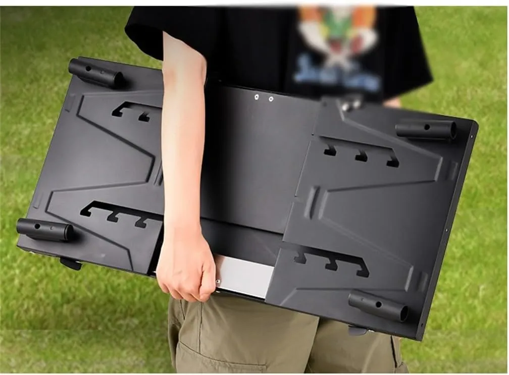 Outdoor Folding Barbecue Rack BBQ Charcoal Household Thickened Stainless Steel Barbecue Stove