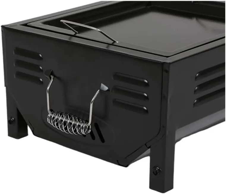 Outdoor Folding Barbecue Rack BBQ Charcoal Household Thickened Stainless Steel Barbecue Stove