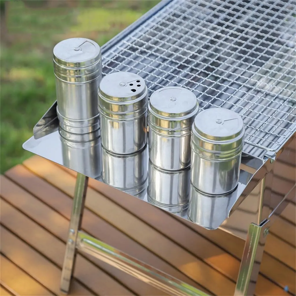 Outdoor Folding Barbecue Rack BBQ Charcoal Household Thickened Stainless Steel Barbecue Stove
