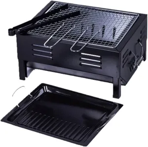 Outdoor Folding Barbecue Rack BBQ Charcoal Household Thickened Stainless Steel Barbecue Stove