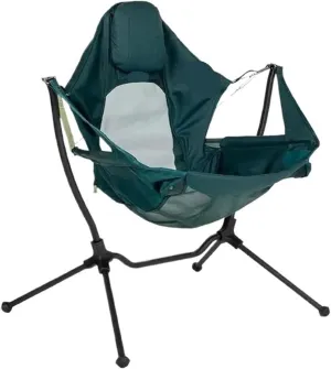 Outdoor Folding Chair Breathable Mesh Moon Chair, Breathable Folding Chair, Fishing, Camping, Leisure Backpack Chair(Deep Green)