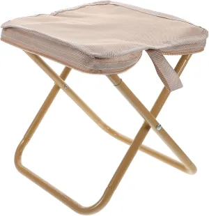 Outdoor Folding Stool Compact Oxford Cloth Bench Versatile for Camping Hiking and Picnics