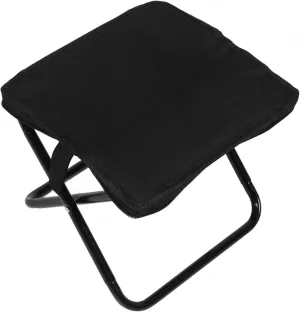 Outdoor Fully Foldable Portable Stool Aluminum Camping Footstool for Hiking Garden Beach