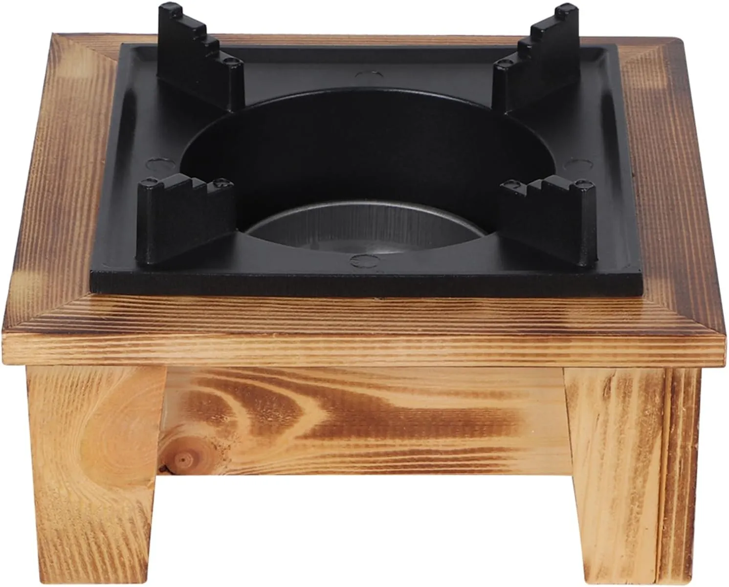 Outdoor Furnace Mini Countertop Stove Camping BBQ Grill Rotisserie Grill Oven Travel Picnic Grill Backyard Cooking Stove 14.5 x 14.5 x 8.5cm
