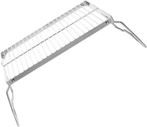 Outdoor Grill Rack Height Adjustment Portable Bbq Grill Grates Stainless Steel for Camping