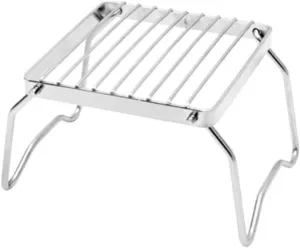 Outdoor Picnic BBQ Grill Charcoal BBQ Stainless Steel Portable Folding Charcoal Barbecue Grill Picnic Hiking Outdoor Grill