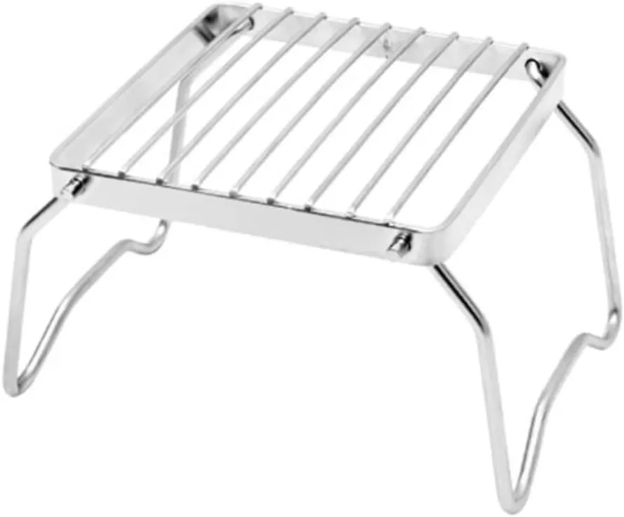 Outdoor Picnic BBQ Grill Charcoal BBQ Stainless Steel Portable Folding Charcoal Barbecue Grill Picnic Hiking Outdoor Grill