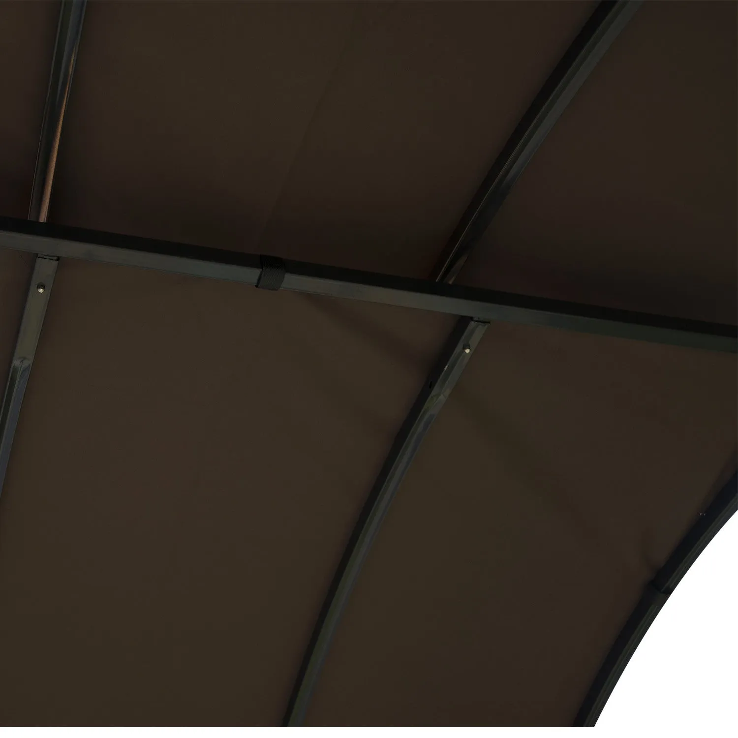 Outsunny 8x4ft Bbq Gazebo Tent Metal Frame Arch Canopy Garden Sunshade Portable Shelter Backyard Wit|Outsunny 8x4pi Bbq Gazebo Tente Cadre En Metal Grill Auvent Jardin Parasol Portable Abri Arriere Cou