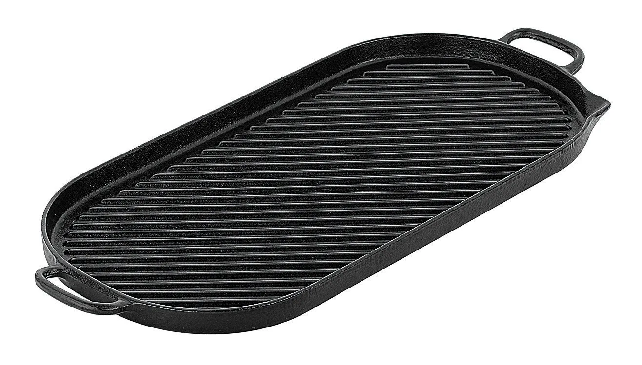 Oval Stove Top Grill 52 x 23cm Onyx