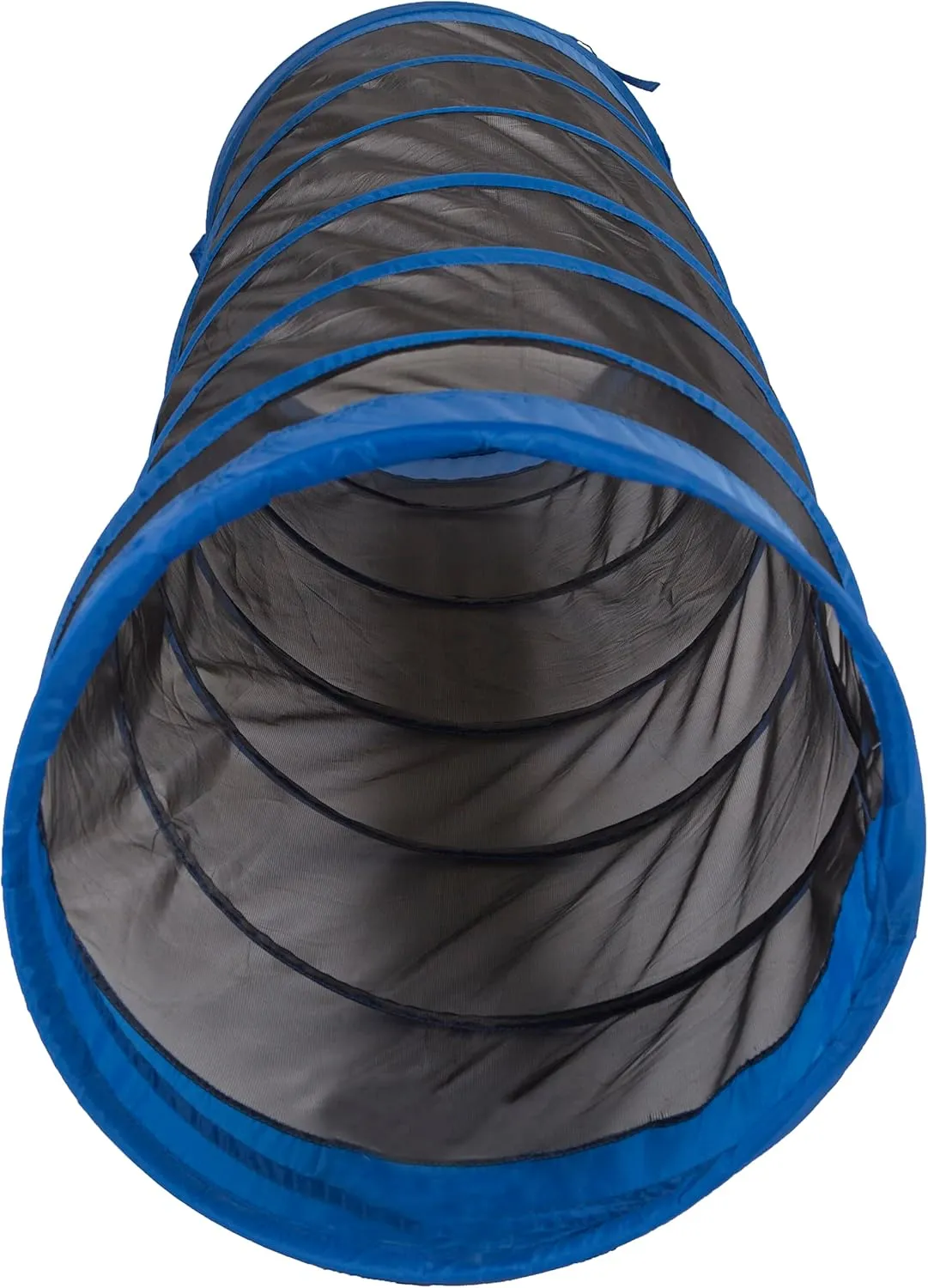 Pacific Play Tents 20406 Kids The Fun Tube 6-Foot Crawl Play Tunnel, 6' x 19" Diameter, Blue/Black